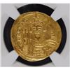 Image 2 : 602-610 AD BYZANTINE EMPIRE PHOCAS. AV SOLIDUS NGC AU