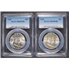 Image 1 : ( 2 ) 1955 FRANKLIN HALF DOLLARS, PCGS MS-64 FBL