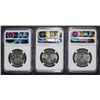 Image 2 : ( 3 ) 1968-D KENNEDY HALF DOLLARS, NGC MS-65 GEMS