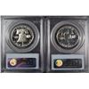 Image 2 : ( 2 ) 1962 FRANKLIN HALF DOLLARS, PCGS PR-66
