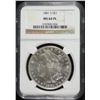 Image 1 : 1881-S MORGAN SILVER DOLLAR, NGC MS-64 PL