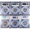 Image 2 : (6) ROOSEVELT DIMES ALL PCGS PR-69 DCAM 01-S, 02-S, 03-S, 04-S, 05-S, 06-S