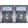 Image 1 : ( 2 ) 1947-S WASHINGTON QUARTERS,  PCGS MS-65