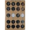 Image 5 : (112)  KENNEDY HALF DOLLARS IN DANSCO ALBUM GEM BU+ GEM PROOFS MANY SILVER COINS