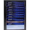 Image 1 : 10 YEARS of U.S. PROOF SETS - 2000 thru 2009 - ALL ORIGINAL PACKAGING
