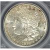 Image 2 : 1880-S MORGAN SILVER DOLLAR, SEGS GRADED GEM BU  WHITE!