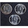 Image 2 : ( 46 ) CHOICE BU MERCURY DIMES, 1945 & OLDER  NICE MIX OF DATES & MINT MARKS