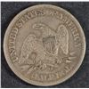 Image 2 : 1861 SEATED LIBERTY HALF DOLLAR, XF