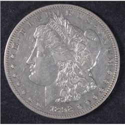 1892-CC MORGAN DOLLAR XF+ KEY DATE