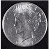 Image 1 : 1927-S PEACE SILVER DOLLAR, CHOICE BU