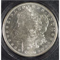 1880-O MORGAN SILVER DOLLAR, CHOICE BU