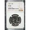 Image 1 : 1957 FRANKLIN HALF DOLLAR, NGC PF-68