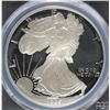 Image 2 : 1995-P AMERICAN SILVER EAGLE, PCGS PROOF-70 DCAM  RARE!