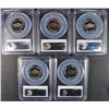 Image 2 : (5) JEFFERSON NICKELS PCGS PR-69 DCAM