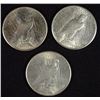 Image 2 : 3 PEACE DOLLARS 1925-P,S, 34