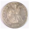 Image 1 : 1858-O SEATED LIBERTY HALF DOLLAR AU/BU TONED