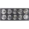 Image 1 : ( 10 ) GEM BU 1954 WASHINGTON QUARTERS