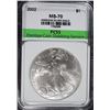 Image 1 : 2002 AMERICAN SILVER EAGLE, PCSS PERFECT GEM BU