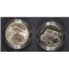 Image 3 : 2001 2-PIECE BUFFALO COMMEM DOLLAR SET, PROOF AND BU IN ORIGINAL BOX AND COA