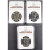 Image 1 : (3) 1964 JFK HALF DOLLARS NGC PROOF 67