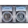 Image 1 : ( 2 ) 1963 FRANKLIN HALF DOLLARS, PCGS PR-66