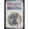 Image 1 : 2006-P 20th ANNIVERSARY SILVER EAGLE, REVERSE PROOF, NGC PR-69