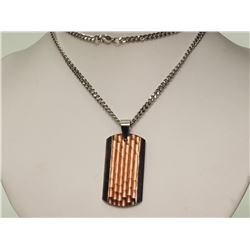 #5-MENS 24" STAINLESS STEEL NECKLACE