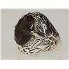Image 2 : #7-STERLING SILVER QUARTZ MENS RING