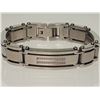 Image 1 : #9-STAINLESS STEEL DIAMOND BRACELET