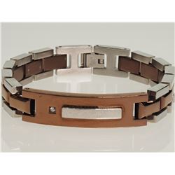 #30-STAINLESS STEEL DIAMOND BRACELET