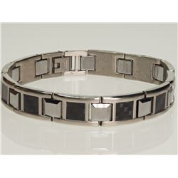 #41-MENS 19" STAINLESS STEEL BRACELET