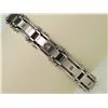 Image 2 : #50-STAINLESS STEEL DIAMOND BRACELET