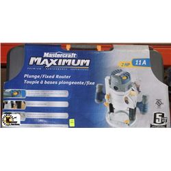 MASTERCRAFT MAXIMUM PLUNGE/FIXED ROUTER
