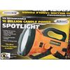 Image 1 : 12V RECHARGEABLE 10 MILLION CANDLE POWER SPOTLIGHT