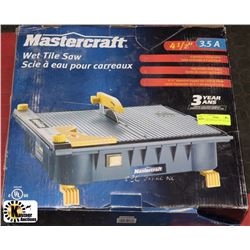 NEW MASTERCRAFT WET TILE SAW