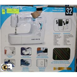 EURO-PRO DELUXE SEWING MACHINE WITH COVER