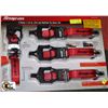 Image 1 : NEW 4PC SNAP-ON HEAVY DUTY RATCHET TIE DOWN SET