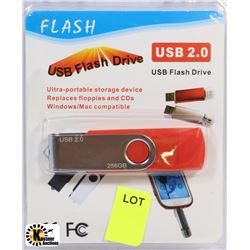 INFINITY DUO 256GB DUAL FLASH DRIVE W/