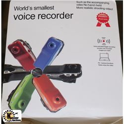 NEW WORLDS SMALLEST VOICE RECORDER