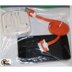 8GB APPLE IPOD TOUCH W/ NEW HEADPHONES