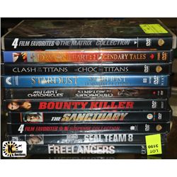 BUNDLE OF 10 ASSORTED DVD MOVIES