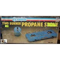2 BURNER PROPANE STOVE