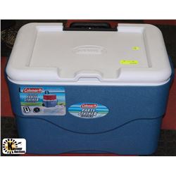 COLEMAN 47L COOLER ON WHEELS