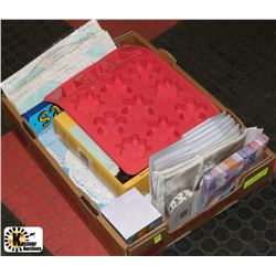 FLAT OF PARTY ITEMS ALL NEW OREO CAKE PAN,SILICONE