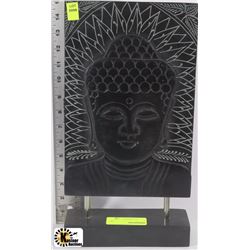 BUDDHIST STYLE STONE ORNAMENT