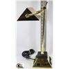 Image 1 : BRASS STYLE LAMP, ACTS AS EXTENTION CORD