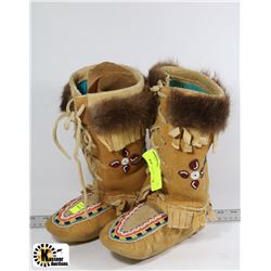 30+ YEAR OLD MOCCASINS WITH STORY