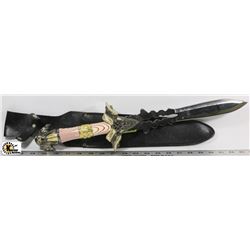 DECORATIVE DAGGER WITH GOAT EMBLEM HANDLE