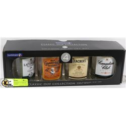 NEW PACK OF WHISKEY  TUMBLER GLASSES INCLUDING