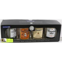 NEW PACK OF WHISKEY  TUMBLER GLASSES INCLUDING
